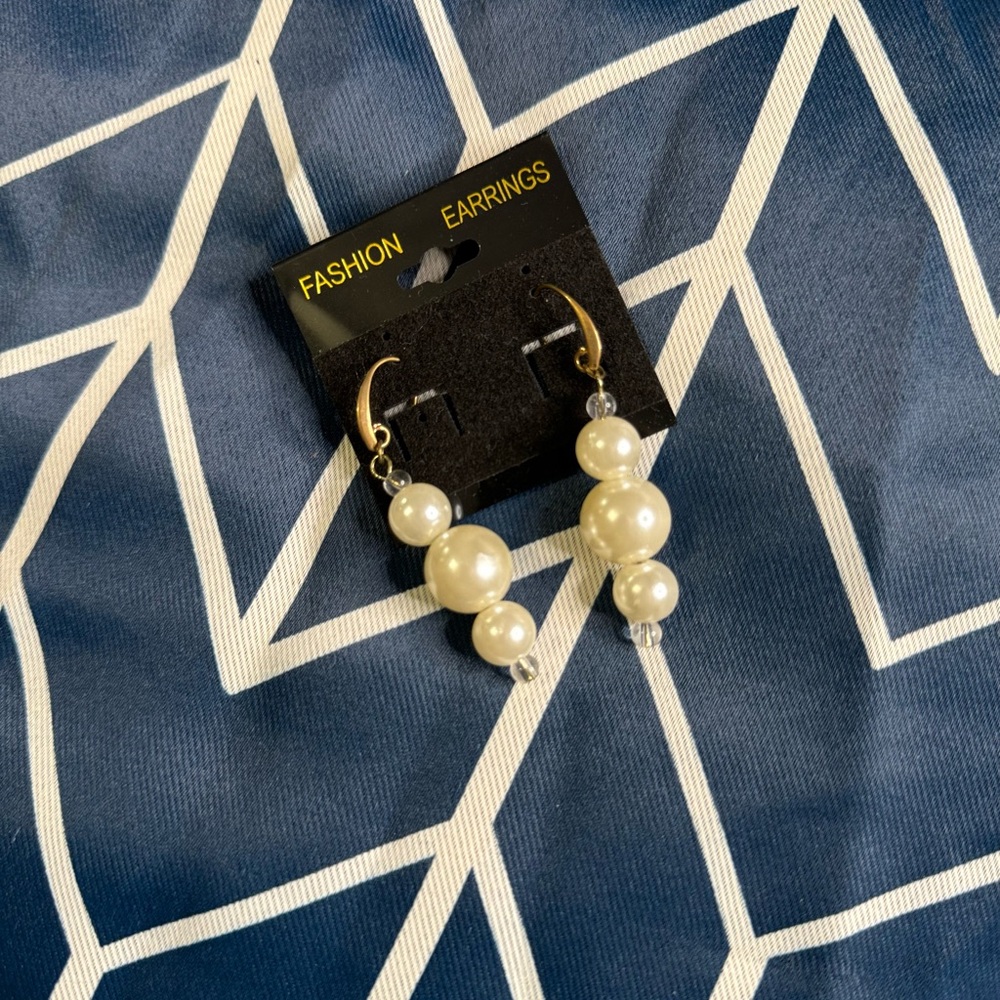 Large Pearl Earrings